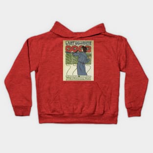 L'Art Decoratif by Hans Christiansen Kids Hoodie